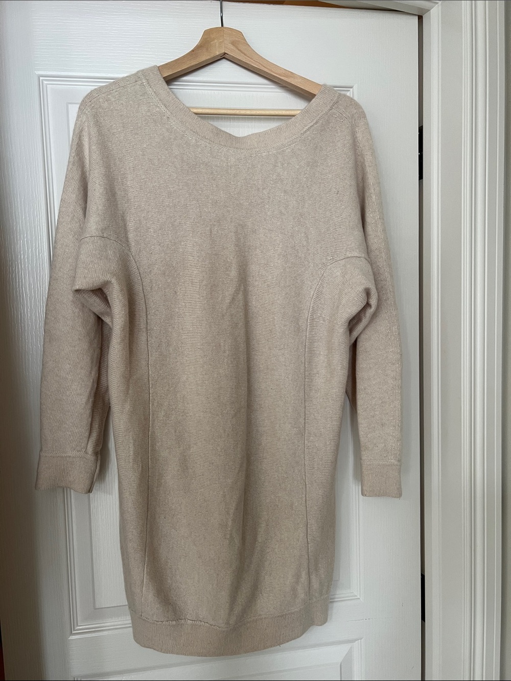 Vince Dolman Sleeve Dress Color: Heather Oatmeal - Picture 2 of 5